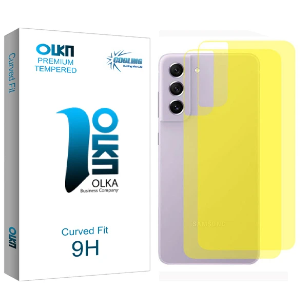 محافظ پشت گوشی کولینگ مدل Olka Glass مناسب برای گوشی موبایل سامسونگ Galaxy S21 FE بسته 2 عددی