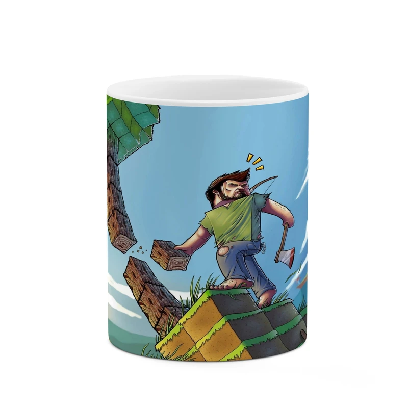 ماگ کاکتی طرح ماینکرافت minecraft مدل mgh41398