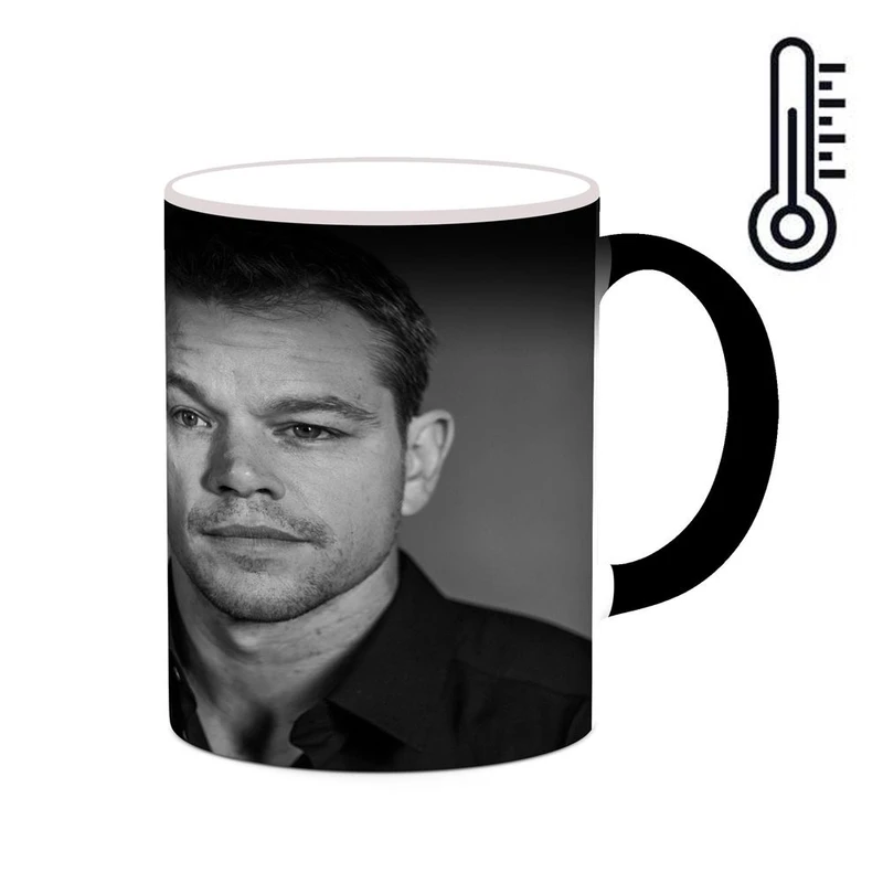 ماگ حرارتی کاکتی طرح مت دمون Matt Damon مدل mgh26857