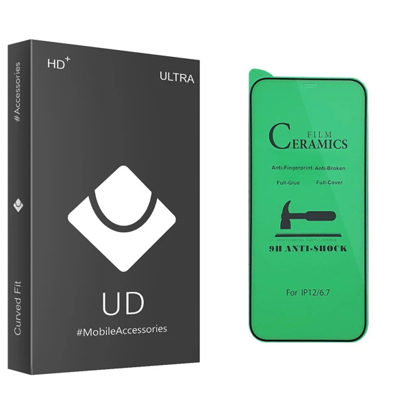 محافظ صفحه نمایش سرامیکی یو دی مدل ULTRA مناسب برای گوشی موبایل اپل iPhone 12 pro max