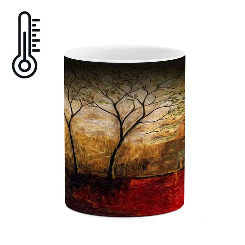 ماگ حرارتی کاکتی مدل نقاشی کد mgh13712