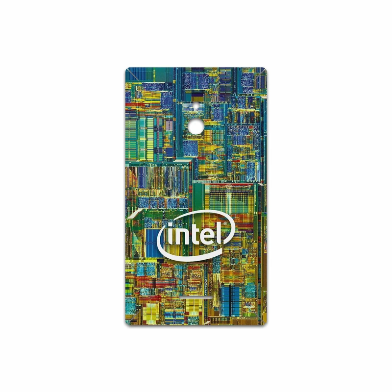 برچسب پوششی ماهوت مدل Intel Brand مناسب برای گوشی موبایل نوکیا XL