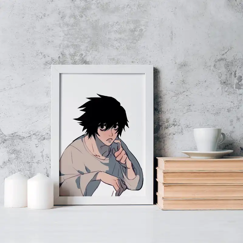 تابلو خندالو مدل ال انیمه دفترچه مرگ کد 15761