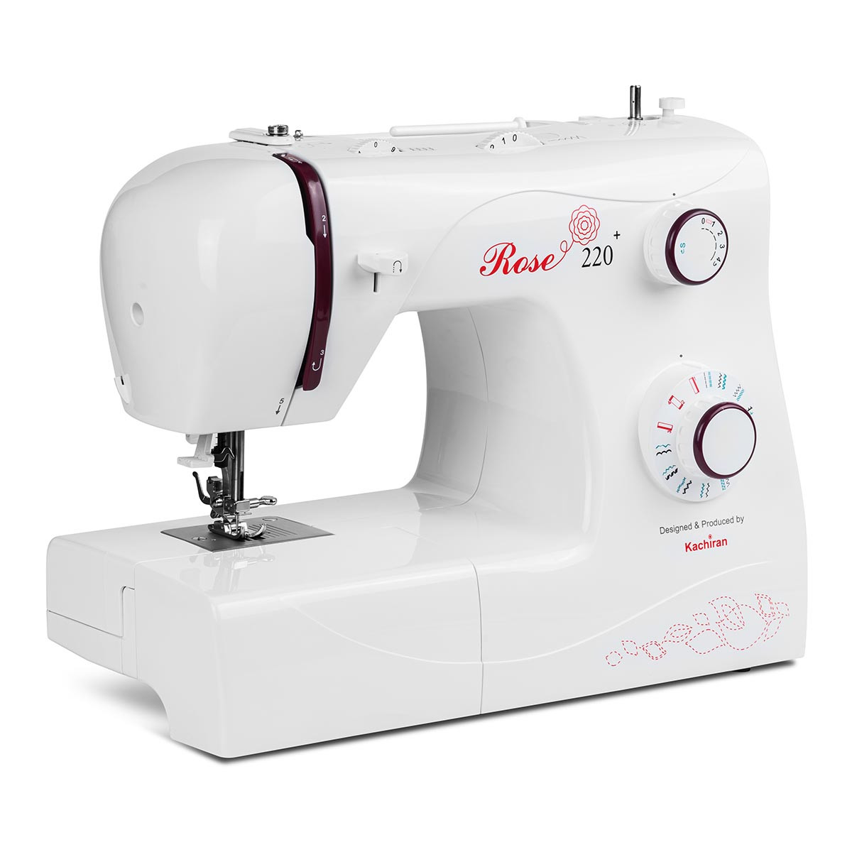 چرخ خیاطی کاچیران مدل رز 220 پلاس