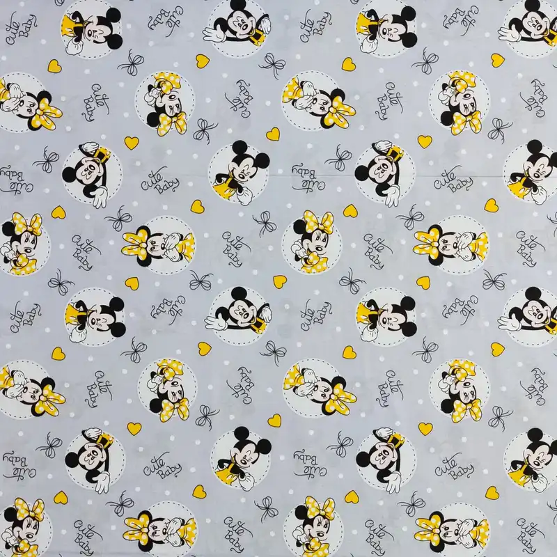 پارچه ملحفه طرح میکی موس کد 0180