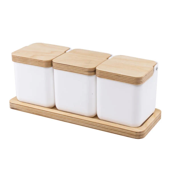 ست جای ادویه 4 پارچه رایکا کد MD1104