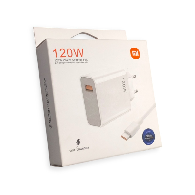 شارژر دیواری 120 وات مدل MDY-12-EF به همراه کابل USB-C