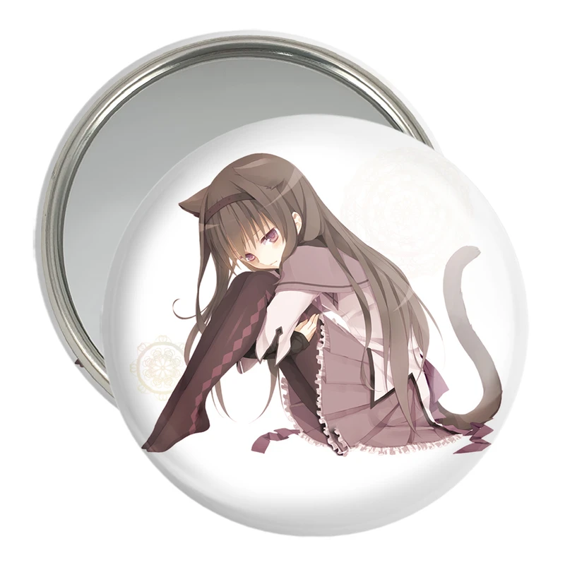 آینه جیبی خندالو مدل همورا اکامی انیمه مادوکا مجیکا Madoka Magica  کد 18362