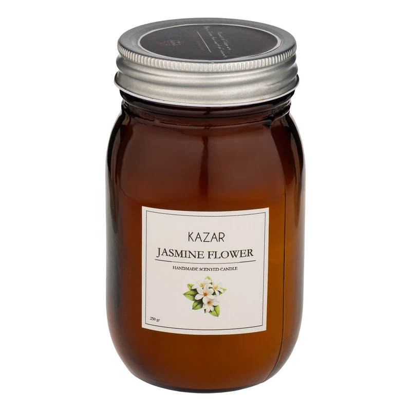 شمع دست ساز کاذر مدل لیوانی JASMINE FLOWER