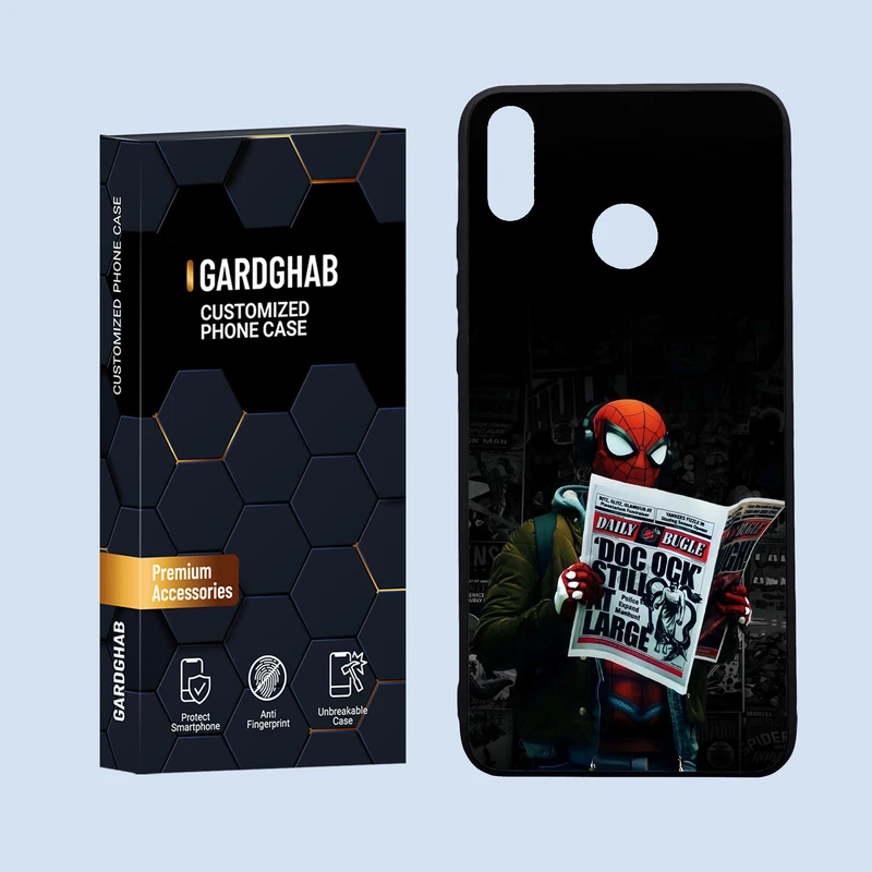 کاور گارد قاب مدل دور ژله ای پشت  گلس  پسرانه مناسب برای گوشی موبایل   آنر 8x