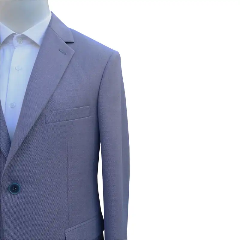 کت و شلوار مردانه مدل یقه انگلیسی فیلافیلا کد 1156 رنگ آبی روشن