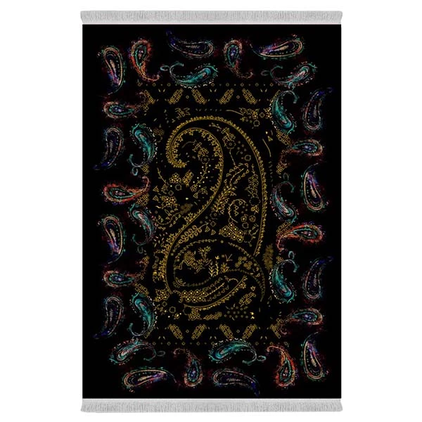 فرش پارچه‌ای دفه مدل فرشینه طرح مدرن کد 202