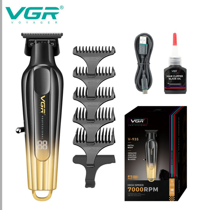 ماشین اصلاح موی سر و صورت شارژی وی جی ار مدل V-935