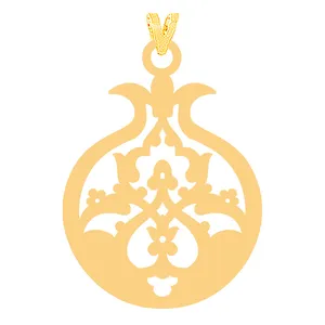 آویز گردنبند طلا 18 عیار زنانه کرابو مدل یلدا Kr31711