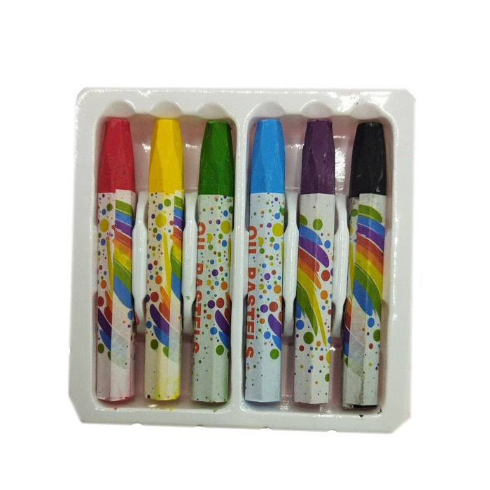 مداد شمعی 6 رنگ طرح پرنسس