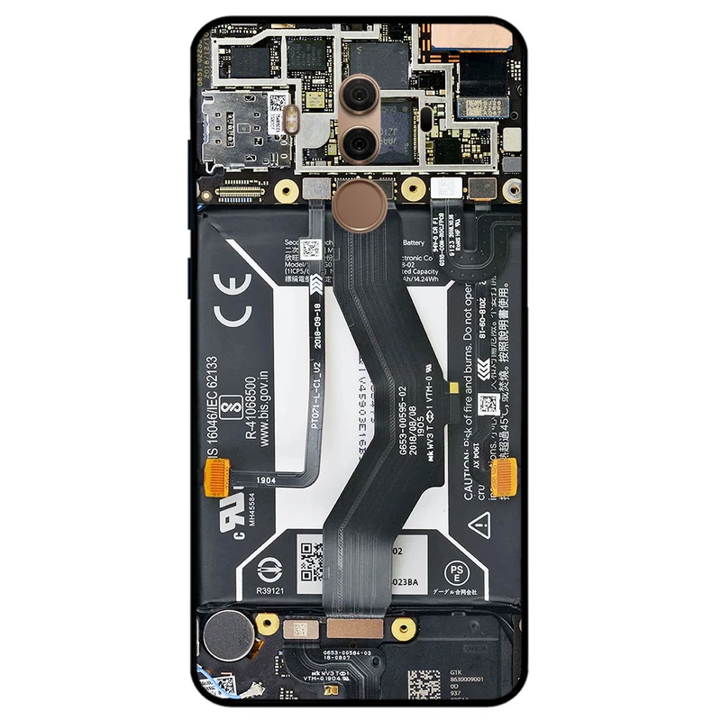 کاور مگافون طرح برد موبایل مدل 8004 مناسب برای گوشی موبایل هوآوی Mate 10 Pro	