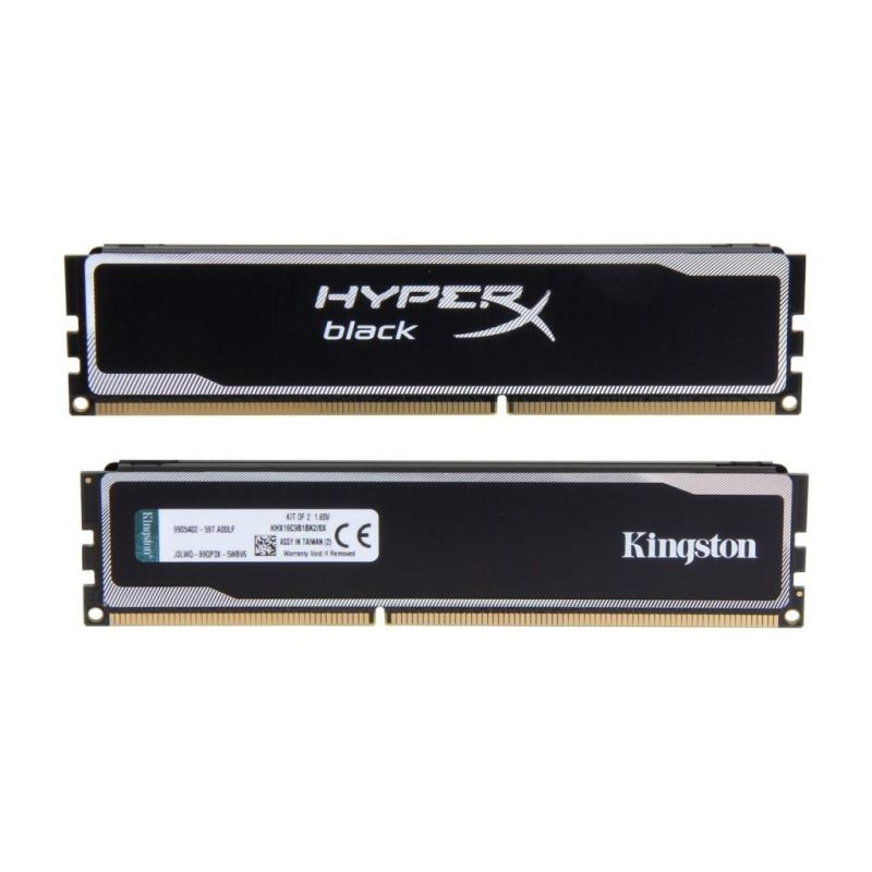 رم دسکتاپ DDR3 تک کاناله 1600 مگاهرتز CL9 کینگستون مدل Hyperx ظرفیت 8 گیگابایت