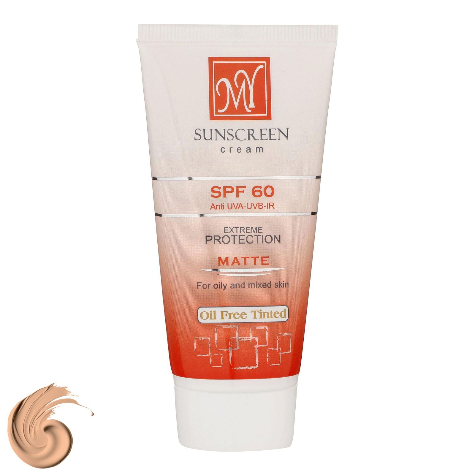 کرم ضدآفتاب رنگی مای مدل SPF60، مناسب پوست‌های چرب و مختلط، حجم 50 میلی‌لیتر -  - 1