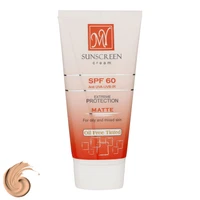 کرم ضدآفتاب رنگی مای مدل SPF60، مناسب پوستهای چرب و مختلط، حجم 50 میلیلیتر