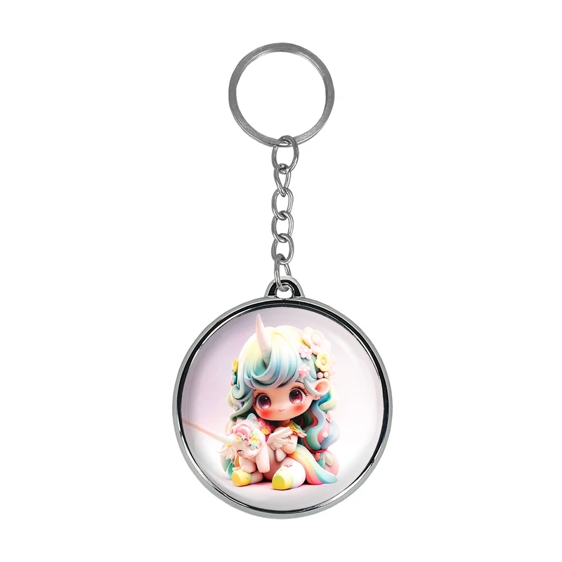 جاکلیدی خندالو طرح دخترانه مدل دوطرفه کد 2882428825