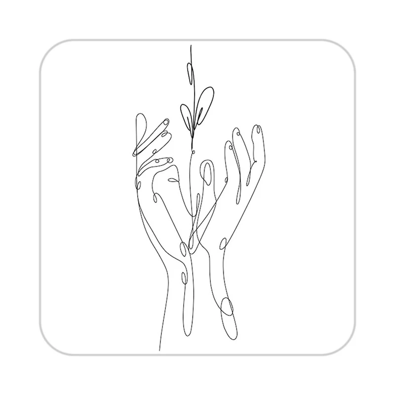 زیر لیوانی کاکتی طرح عاشقانه مدل mp37525