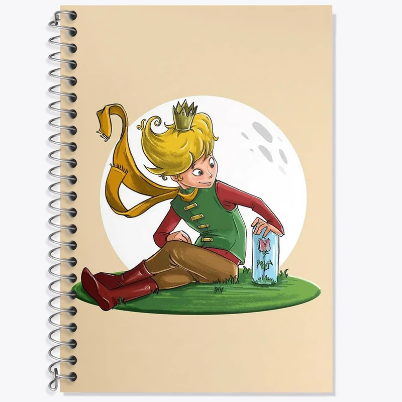 دفتر لغت 50 برگ خندالو مدل شازده کوچولو کد 25775