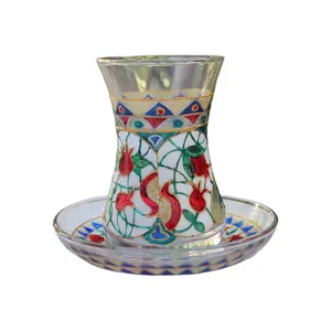 ست استکان نعلبکی مدل Pomegranate کد 3803394  