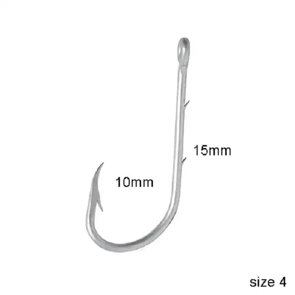 قلاب ماهیگیری مدل SZ04 سایز 4 بسته 10 عددی