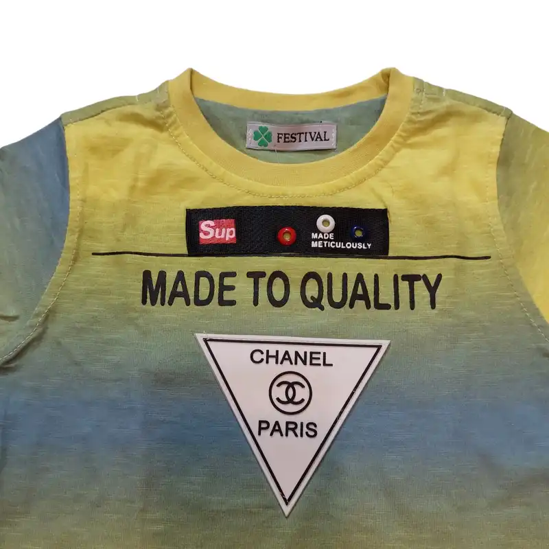 تی شرت آستین کوتاه نوزادی مدل ASH724