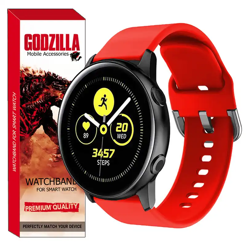 بند گودزیلا مدل Silicon-SQ مناسب برای ساعت هوشمند شیائومی Watch S2 / S1