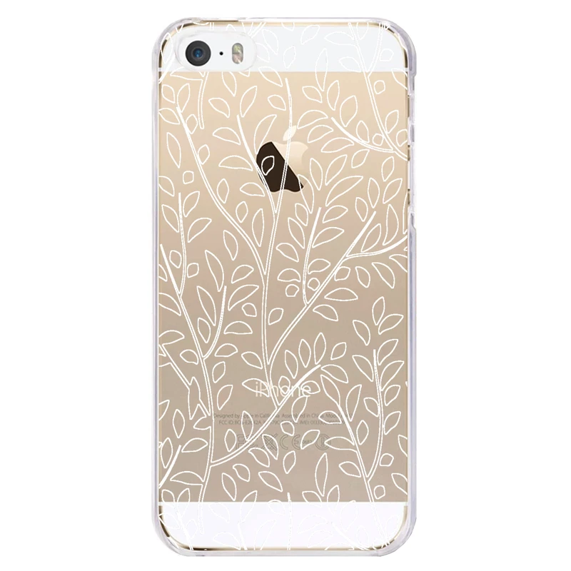 کاور مگافون طرح برگ مدل C45-W مناسب برای گوشی موبایل اپل Iphone 5 / 5S / SE