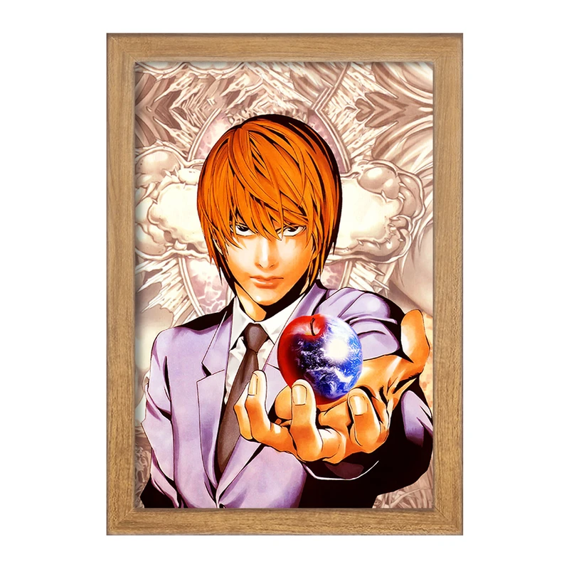 تابلو خندالو مدل یاگامی لایت انیمه دفترچه مرگ Death Note  کد 11331