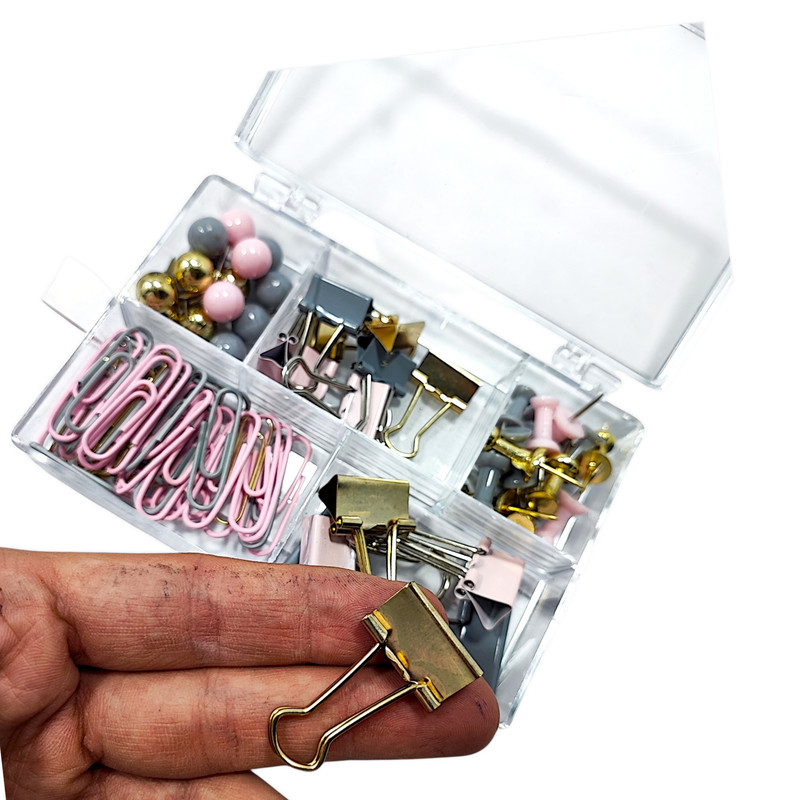 گیره کاغذ بیفا مدل 93600 بسته 80 عددی