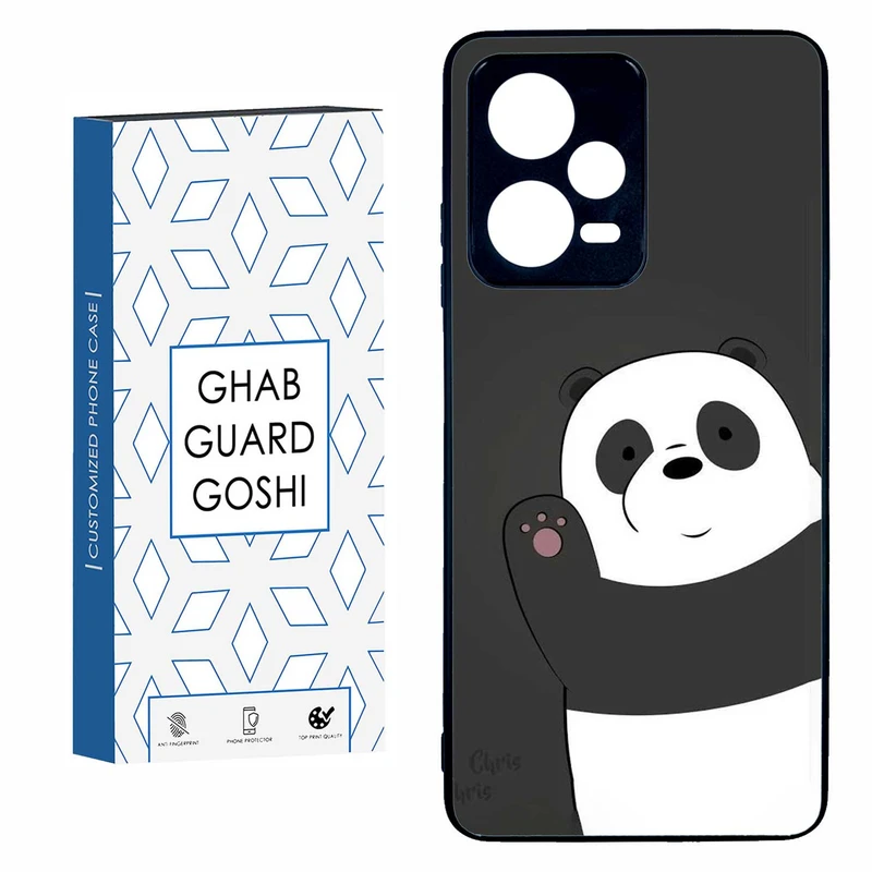 کاور قاب گارد گوشی طرح پاندا کد TPU-225 مناسب برای گوشی موبایل شیائومی  REDMI NOTE 12 PRO 5G