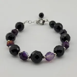 دستبند زنانه مدل سنگ onix کد 584