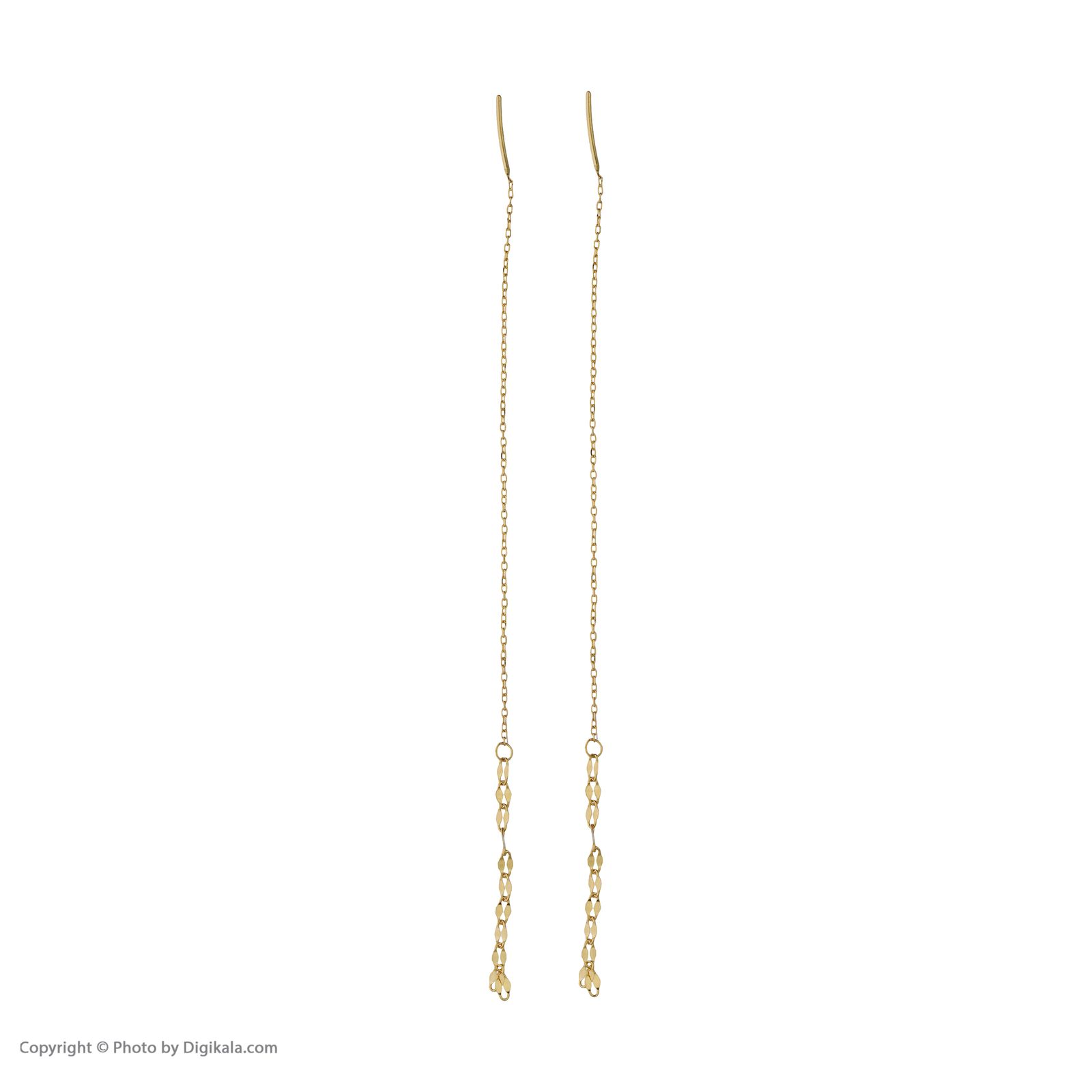 گوشواره طلا 18 عیار زنانه مایا ماهک مدل ME1060 -  - 4