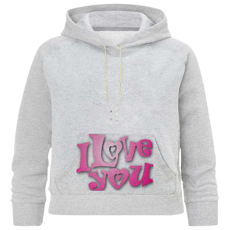 هودی دخترانه مدل کد M 44 LOVE