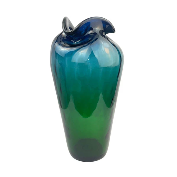 گلدان دکوری مدل شیشه ای دفرمه کد 1033