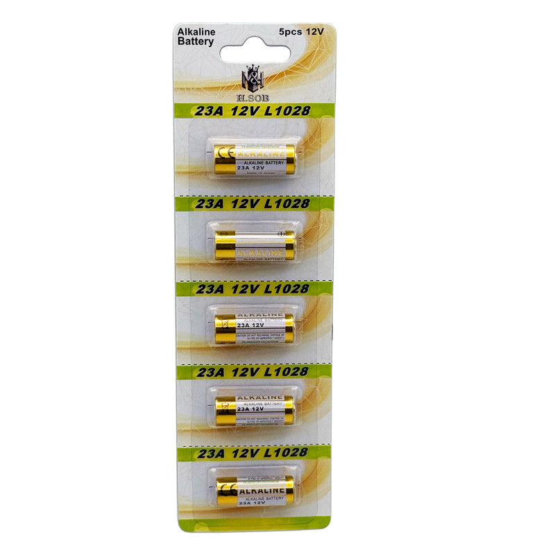 باتری 23A آلکالاین مدل 12V L1028 بسته ۵ عددی