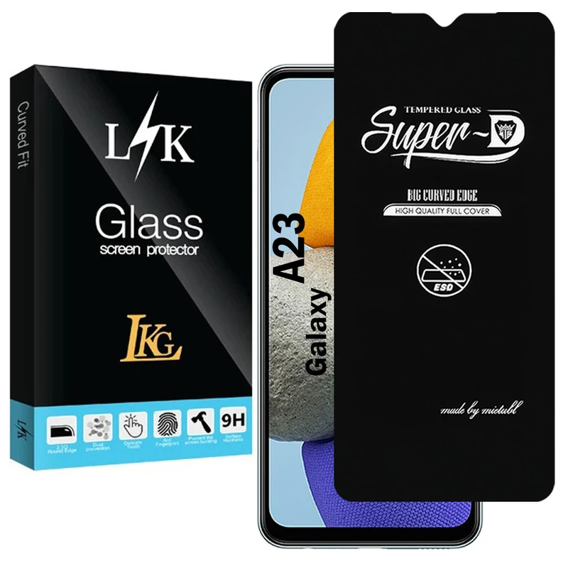محافظ صفحه نمایش شیشه ای ال کا جی مدل SupD-Lk مناسب برای گوشی موبایل سامسونگ Galaxy A23
