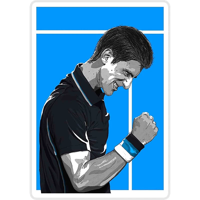استیکر لپ تاپ طرح Novak Djokovic کد ST1341