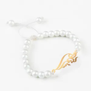 دستبند نقره گلامور طرح ستایش کد 10