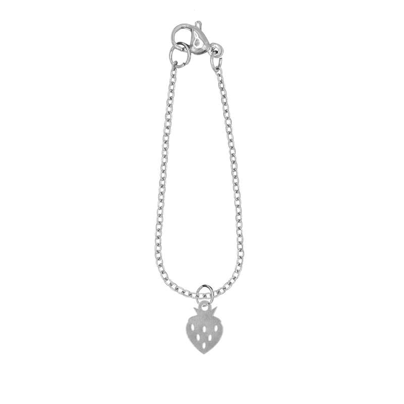 آویز ساعت نقره زنانه ژابیز مدل توت فرنگی xw467