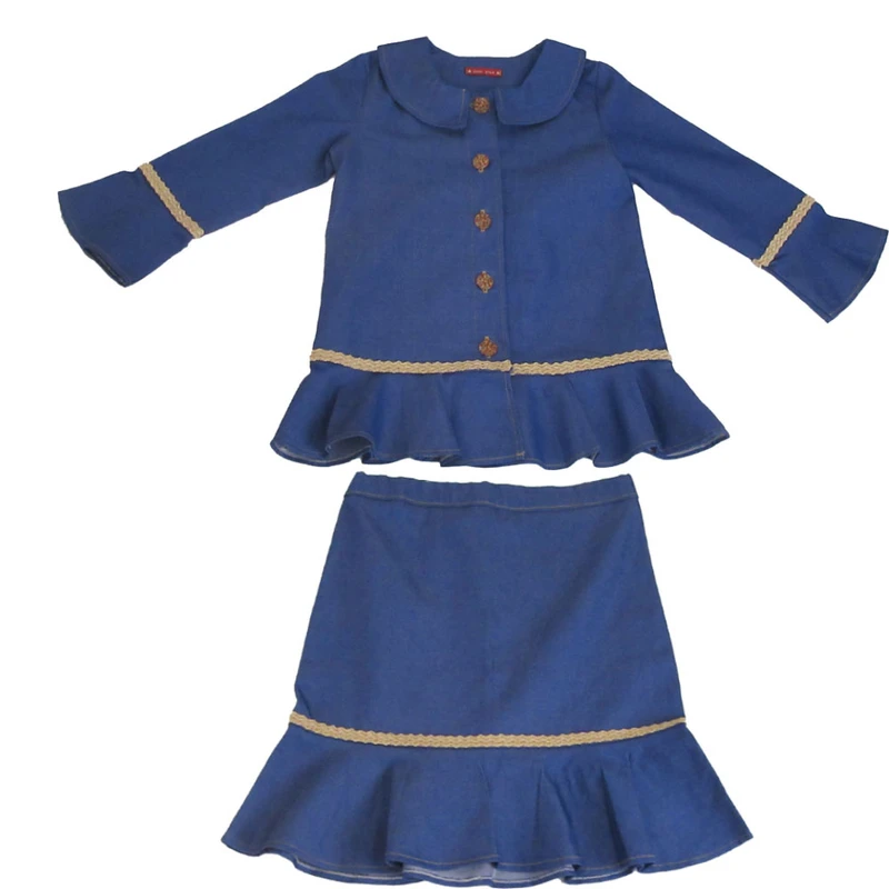 ست کت و دامن دخترانه مدل بهاره k2