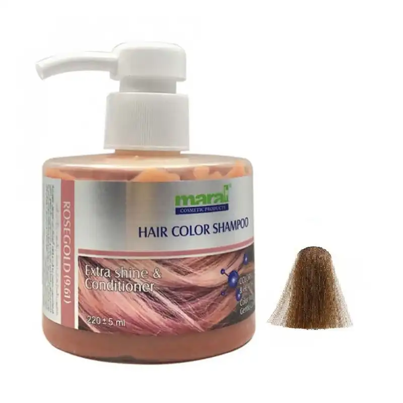 شامپو رنگساژ مو مارال شماره 7.83 حجم 220 میلی لیتر رنگ موکا