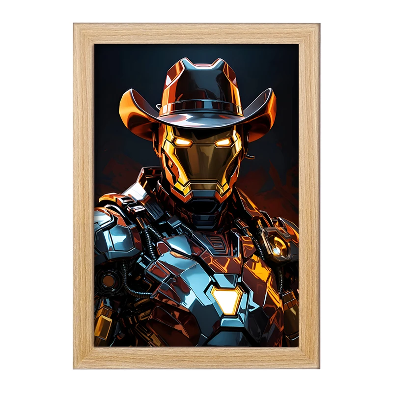 تابلو خندالو مدل مرد آهنی مارول کد F4997