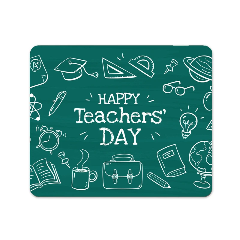 ماوس پد پاد آفرین مدل روز معلم بازگشت به مدرسه دانش آموز کلاس درس کد P600 سایز 19*24 سانتی متر