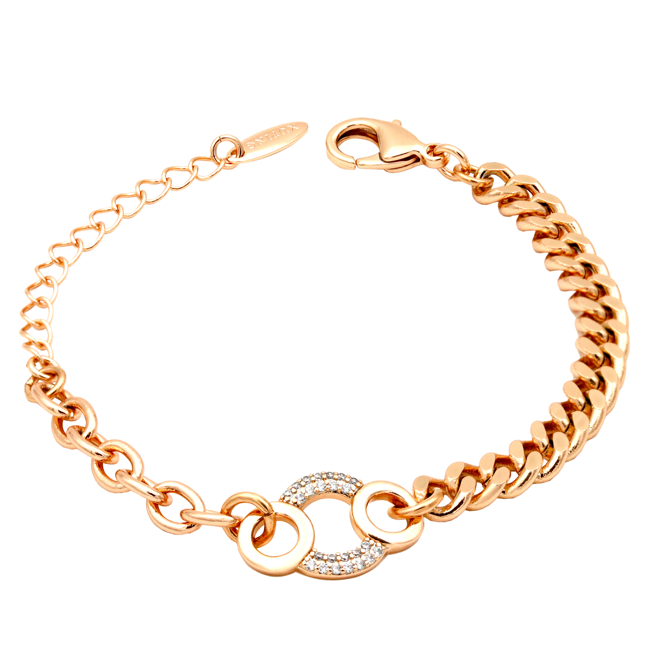 دستبند زنانه ژوپینگ مدل زنجیری کد TBR-12