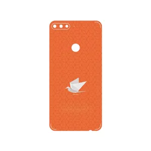 MAHOOT Minimalist origami bird Cover Sticker for Huawei Y7 Prime 2018