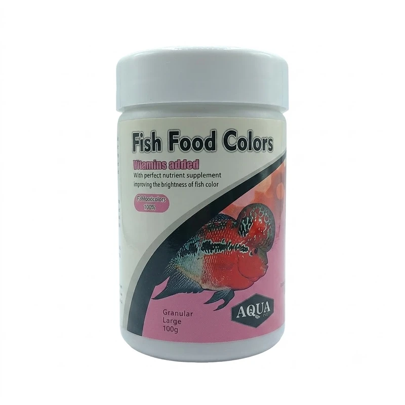 غذای ماهی آکوا مدل Fish Food Color-Large Granular وزن 100 گرم